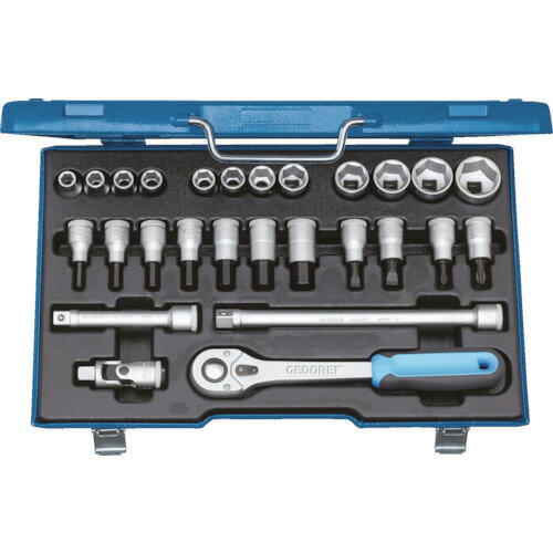 GEDORE ソケットセット 1/2 19IMU‐10 6139750【送料無料】
