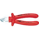 KNIPEX 絶縁1000V斜ニッパー 180mm 7007180【送料無料】