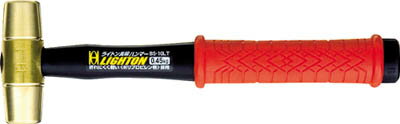 【メーカー型番】BS-20LT【JANコード】4963360111273【ブランド】OH　【特徴】●2重成型されたポリプロピレン柄は軽く手に吸い付くような握りやすいグリップで作業能率があがります。●頭部は真鍮製なので銅ハンマーに比べ打撃力・耐久性に優れています。【用途】●治具の取り付け、機械修理、金型作業。【仕様】●呼称:2ポンド●頭径(mm):32●頭長(mm):107●全長(mm):300●質量(kg):1【材質／仕上】●頭部:真鍮●柄:ポリプロピレン（PP）●グリップ:軟質塩化ビニール（PVC）【セット内容／付属品】【注意】【原産国】日本【送料について】北海道、沖縄、離島は送料を頂きます。