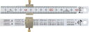 シンワ 直尺300mmストッパー付【76752】(測定工具・直尺)