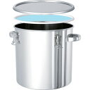 日東 ステンレスタンクPTFEパッキン付式保存タンク65L CTHPTFE43【送料無料】