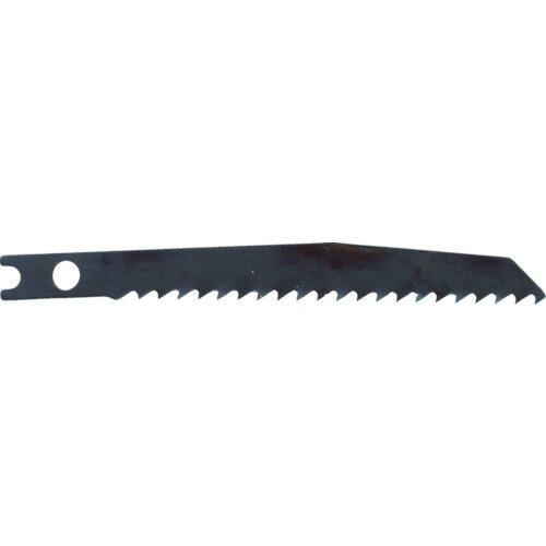 【商品詳細】●ブレードの背部に角度をつけることによって(三角刃)刃先の角度が鋭角になり切れ味が増します。●刃先の特殊加工により、一般木材から集成材までさまざまな木工材料の切断に最適です。●木工用。●山数：9●全長(mm)：80●厚さ(mm)：0.9●有効刃長(mm)：63●切断能力(mm)木材合板：35●切断能力(mm)合板：35●切断能力(mm)木材：35●切断能力(mm)木材・合板：35●用途：木工用●切断能力(mm)合板材：35●適合機種：マキタ、日立、リョービ各種材質/仕上●HCS(SK材)原産国日本JANコード4986744455039【送料について】北海道、沖縄、離島は送料を頂きます。