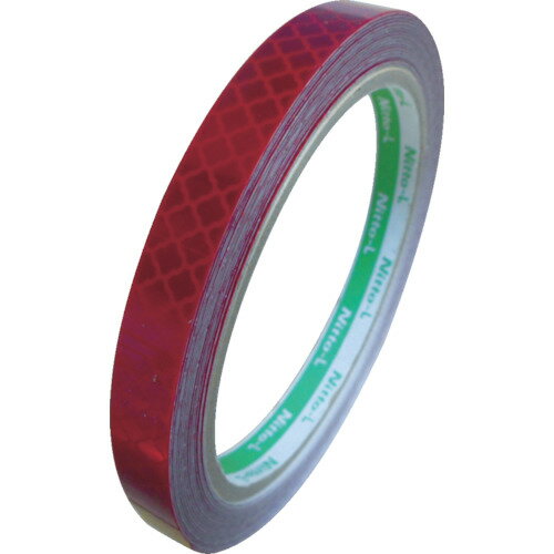 日東エルマテ 高輝度プリズム反射テープ10mmX5M レッド HTP10R