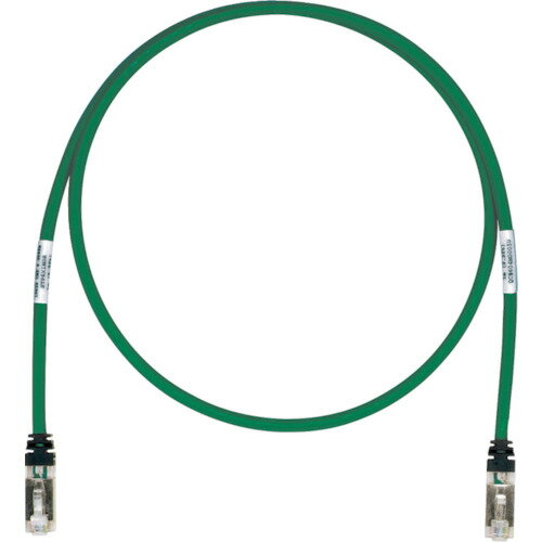 Cross （~5 m） - パンドウイット CAT6A/CAT6 シールドパッチコード 15m 緑 STP6X15MGR【送料無料】