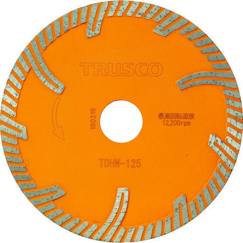 TRUSCO �ȥ饹�� ��������ɥ��å����ץ��ƥ��ȥ������� 125X2.0TX22 TDHW125