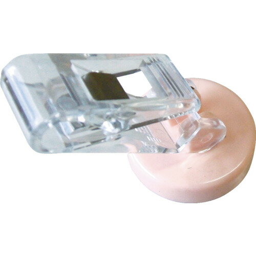 【商品詳細】●リクライニング可動式のカード立てです。●片側にクリップが付いています。●店舗&オフィス用。●色：ピンク●タイプ：PS樹脂●縦(mm)：57●横(mm)：30●マグネット付材質/仕上●ポリスチレン(PS)原産国日本JANコード4902787107803【送料について】北海道、沖縄、離島は送料を頂きます。