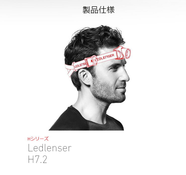 LEDLENSER レッドレンザー ヘッドライト H7.2 明るさ 無段階 調節 アラート機能付 ライト 防災通販格安セール情報 楽天 通販