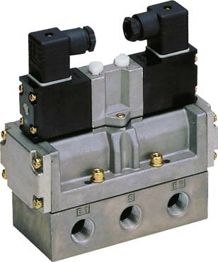 Rakuten - CKD 4Fシリーズパイロット式5ポート弁セレックスバルブ【4F420-08-AC200V】(空圧・油圧機器・電磁弁)【送料無料】