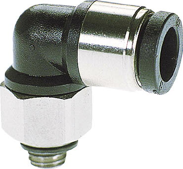 チヨダ ミニメイルエルボ 4mm・M3X0．5【M4R-M3ML】(流体継手・チューブ・チューブ継手)