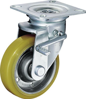 ハンマー J型自在 SP付 ウレタン車B入り125mm【413J-UBB125-BAR01】(キャスター・プレート式ウレタン車)【送料無料】