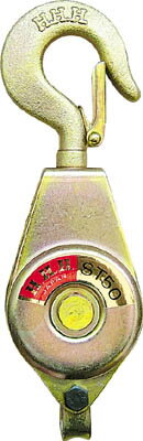 HHH シンプル鉄ブロック フック型 50mm【ST-50】(吊りクランプ・スリング・荷締機・滑車)