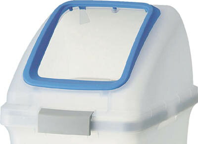 コンドル （屋内用屑入）リサイクルトラッシュ SKL－35（角穴蓋）青【YW-176L-OP1-BL】(清掃用品・ゴミ箱)