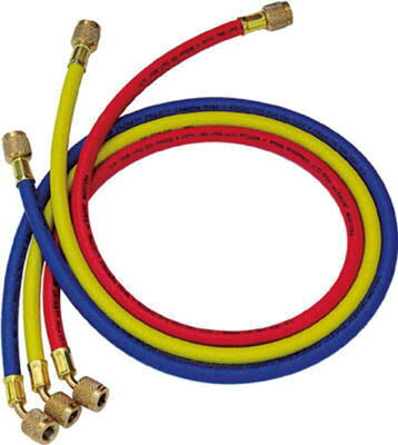 アサダ R407C等用チャージングホースプラス2 152cm 3本パック【Y21985】(水道・空調配管用工具・フロン回収用品)【送料無料】