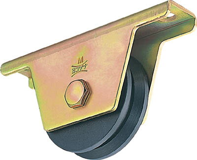 【メーカー型番】JHM-0605【JANコード】4942624103100【ブランド】ヨコヅナ【特徴】●ベアリング内蔵で、耐久力に優れます。【用途】●アングル用。【仕様】●許容荷重(kgf):110●車輪径(mm):60●車輪幅(mm):20●取付高H(mm):65.0●取付穴径P(mm):10/10×15●取付座A×B(mm):120×28●質量(kg):0.58●許容荷重(daN):107.8●取付ピッチX(mm):98【材質／仕上】●枠:スチール●枠表面処理:ジンクロメッキ仕上げ【セット内容／付属品】【注意】【原産国】日本【送料について】北海道、沖縄、離島は送料を頂きます。