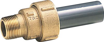TBC 塩ビ伸縮継手オネジ25mm【25EGM】(管工機材・水道配管資材)