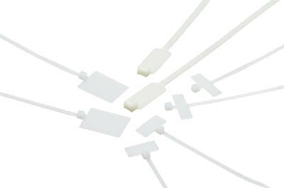 パンドウイット 旗型タイプナイロン結束バンド ナチュラル【PLM2S-C】(電設配線部品・ケーブルタイ)【送料無料】