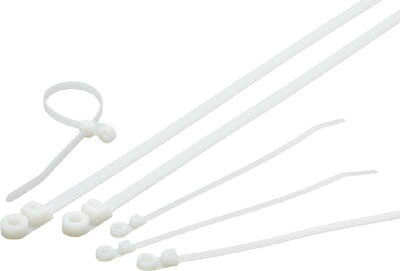 パンドウイット ネジ止めタイプナイロン結束バンド ナチュラル【PLC1.5I-S8-C】(電設配線部品・ケーブ..