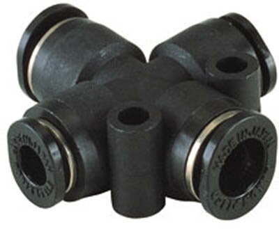 ピスコ チューブフィッティングミニタイプ クロスB【PZB4-3M】(流体継手・チューブ・チューブ継手)