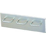 TRUSCO パネルコンテナラック用ペンチフック 3連爪【PF-3W】(工場用保管設備・パネルラック)