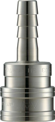 ナック クイックカップリング TL型 ステンレス製 ホース取付用【CTL03SH3】(流体継手・チューブ・カップリング)【送料無料】