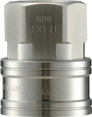 ナック クイックカップリング TL型 ステンレス製 オネジ取付用【CTL04SF3】(流体継手・チューブ・カッ..