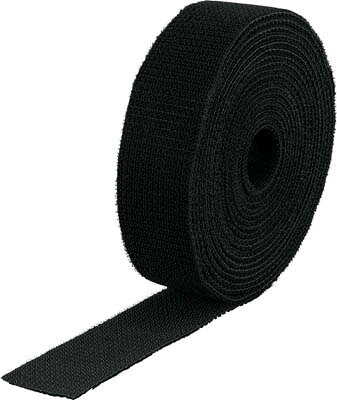 TRUSCO マジックバンド結束テープ 両面 幅40mmX長さ5m 黒【MKT-4050-BK】(梱包結束用品・結束バンド)