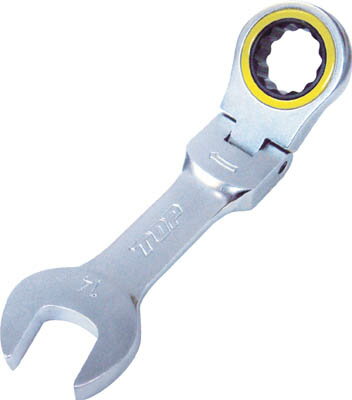 TOP 首振りショートラチェットコンビ【FRC-12S】(レンチ・スパナ・プーラ・ラチェットレンチ)(4.0)