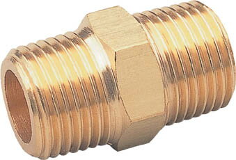 ASOH 六角ニップル PT1／2【NT-1044】(流体継手・チューブ・エア配管継手)