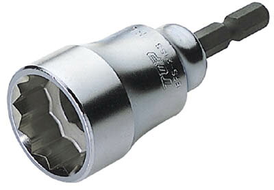 TOP 電動ドリル用フォームタイソケット 21mm【EFS-21SS】(レンチ・スパナ・プーラ・ソケットビット（電..