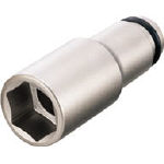 TONE インパクト用超ロングソケット 12mm【4NV-12L100】(レンチ・スパナ・プーラ・インパクト用ソケット)