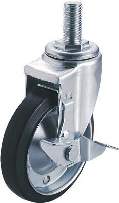 【メーカー型番】SJT-100WPS-M20-40【JANコード】4562182577320【ブランド】ユーエイ【特徴】●標準的な中型キャスターで重量物の運搬に数多く使用されます。●ゴム車輪は走行時の衝撃を緩和します。【用途】【仕様】●許容荷重(kgf):122.4●車輪幅(mm):32●ねじピッチ(mm):2.5●許容荷重(N):1200●車輪径 D(mm):100●取付高 H(mm):134●軸長 L(mm):40●ねじ T:M20●質量(g):1030●許容荷重(daN):120●自在式（ストッパー付）●ねじ込み式【材質／仕上】●金具:スチール●金具表面処理:三価ユニクロ仕上げ●車輪:スチールホイールゴム【セット内容／付属品】【注意】【原産国】日本【送料について】北海道、沖縄、離島は送料を頂きます。