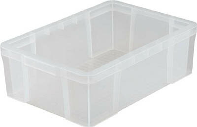 TRUSCO THC型コンテナ 有効内寸375X245X134 透明【THC-13B TM】(コンテナ・パレット・ボックス型コンテナ)