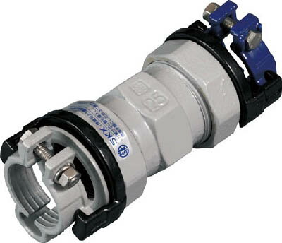 SKカワニシ ポリエチレン管×塩ビ管用異種管継手 SKXソケットP25×V25【SKX-S-P25XV25】(管工機材・水道配管資材)【送料無料】