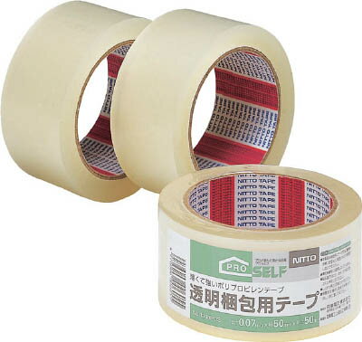 ニトムズ 透明梱包T 1P【J6030】(テープ用品・梱包用テープ)