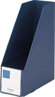 【メーカー型番】4653-NY【JANコード】4971660008452【ブランド】キングジム 【特徴】●丈夫なPP製の組み立て式ボックスファイルです。●背面には棚からの取り出しに便利な指掛け穴付です。●分類・整理に役立つ、背見出し紙付です。【用途】【仕様】●色:ネイビー●間口(mm):103●奥行(mm):262●高さ(mm):312●規格:A4●タイプ:A4タテ型●収納内幅(mm):100【材質／仕上】●ポリプロピレン(PP)【セット内容／付属品】【注意】【原産国】インドネシア【送料について】北海道、沖縄、離島は送料を頂きます。