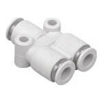 CKD ニュージョイント Y形チーズタイプ【GWY44-0】(流体継手・チューブ・チューブ継手)