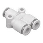 CKD ニュージョイント Y形チーズタイプ【GWY64-0】(流体継手・チューブ・チューブ継手)