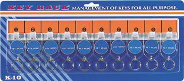 TRUSCO キーラック ホルダ数10個【K-10】(オフィス家具・キーボックス)