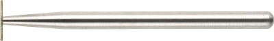 Grinding, Polish - TRUSCO ディスクタイプダイヤモンドバー Φ7Xt0．5X軸3 ＃140【T3-167DM-05】(研削研磨用品・ダイヤモンドバー)
