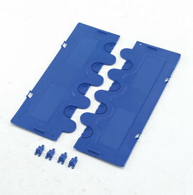 TRUSCO α折りたたみコンテナ50L用2枚フタ ダークブルー【CR-S502F DB】(コンテナ・パレット・折りたたみコンテナ)