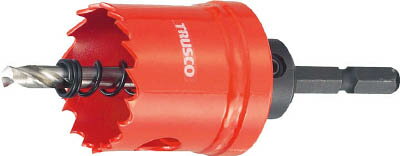 TRUSCO 六角軸TCLホールカッター 27mm【TCL-27】(穴あけ工具・ホールカッター)(4.0)