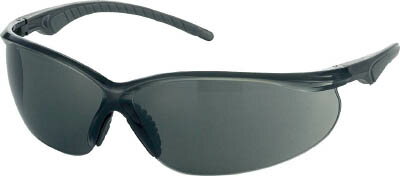 TRUSCO 二眼型セーフティグラス ソフトテンプルタイプ レンズグレー(保護具・二眼型保護メガネ)