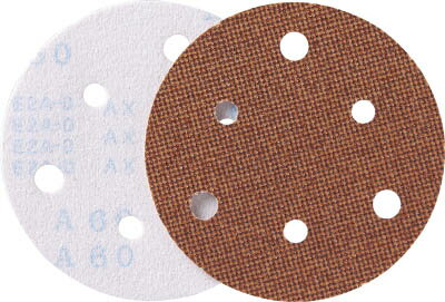 TRUSCO アストラマジック 穴あり Φ125 5枚入 60#【TAM-125A 60】(研削研磨用品・ディスクペーパー)