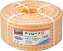 TRUSCO PVロープ 3つ打 線径12mmX長さ30m【R-1230PV】(ロープ・ひも・ロープ)