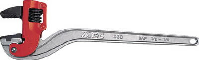 MCC コーナーレンチ アルミ白・エンビ被覆用DA 350【CWVDA350】(水道・空調配管用工具・パイプレンチ)【送料無料】
