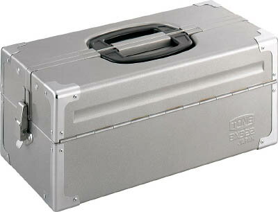 TONE ツールケース（メタル） V形2段式 シルバー【BX322SV】(工具箱・ツールバッグ・スチール製工具箱)..