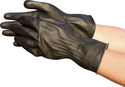 【メーカー型番】221-M【JANコード】4907026022145【ブランド】トワロン【特徴】●天然ゴム製で引き裂き・引っ掻きに強く、低温でも柔らかさを保ちます。●手首が絞型でぴったりフィットします。【用途】●農業、園芸、林業、漁業など。【仕様】●色:黒●サイズ:M●全長(cm):27.0●手のひら周り(cm):20.8●中指長さ(cm):7.8●質量(g):70●食品衛生法適合品●厚み:0.65mm【材質／仕上】●天然ゴム●内面:クロリネーション加工【セット内容／付属品】【注意】【原産国】マレーシア【送料について】北海道、沖縄、離島は送料を頂きます。