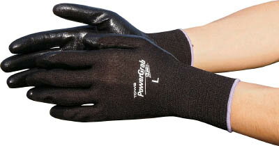 トワロン パワーグラブZERO ブラック M【512-M】(作業手袋・すべり止め背抜き手袋)(4.0)