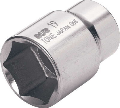 TONE ソケット（6角） 19mm【3S-19】(レンチ・スパナ・プーラ・ソケット)