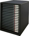 IRIS レターケース 16段 L-16SSR ダークグレー【L-16SSR-DGY】(オフィス家具・レターケース)【送料無料】